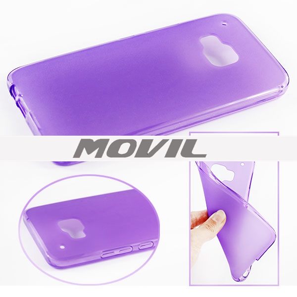 NP-2037 Transparente tpu funda para HTC One M9-6